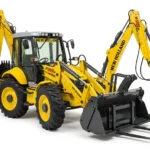 Arriendo de retroexcavadoras New Holland y JCB. Equipos con martillo hidráulico y horquillas para excavación y demolición. Cotice con Servisan.